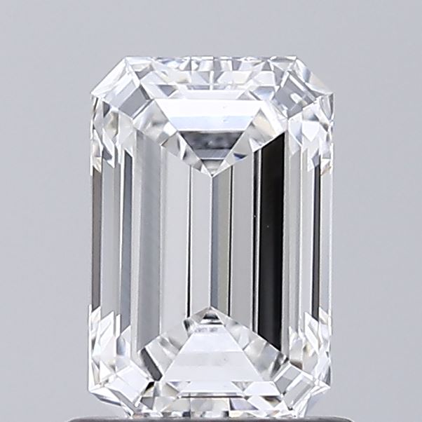 1.08 Carat Emerald Shaped, Ideal Cut, E Color, VS1 Clarity, IGI Certified Lab Grown Diamond
