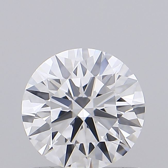 0.53 Carat Round Shaped, Ideal Cut, D Color, VVS2 Clarity, IGI Certified Lab Grown Diamond