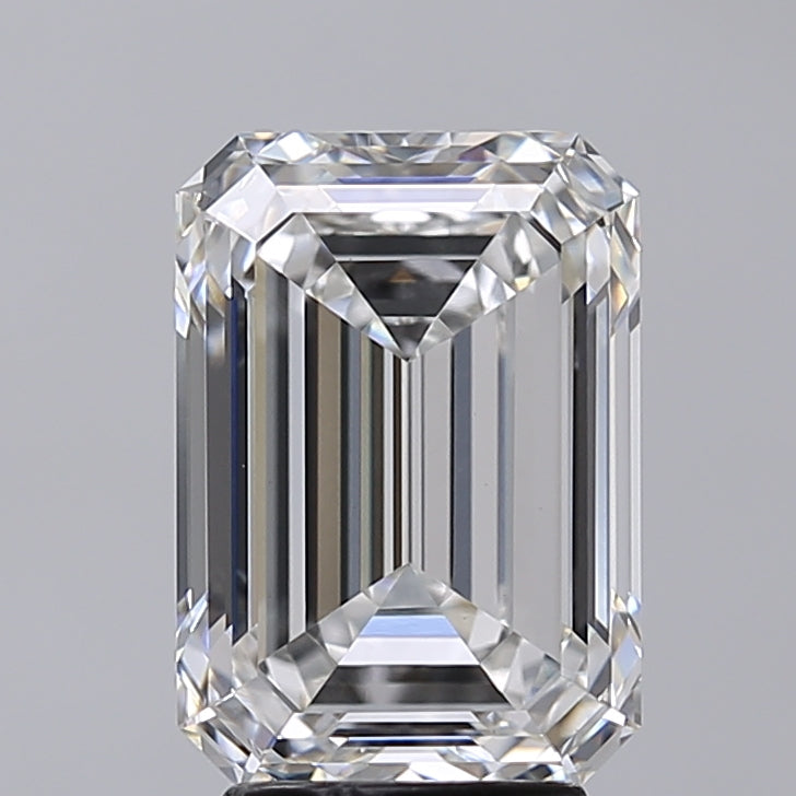 4.02 Carat Emerald Shaped, Very Good Cut, F Color, VS1 Clarity, IGI Certified Lab Grown Diamond
