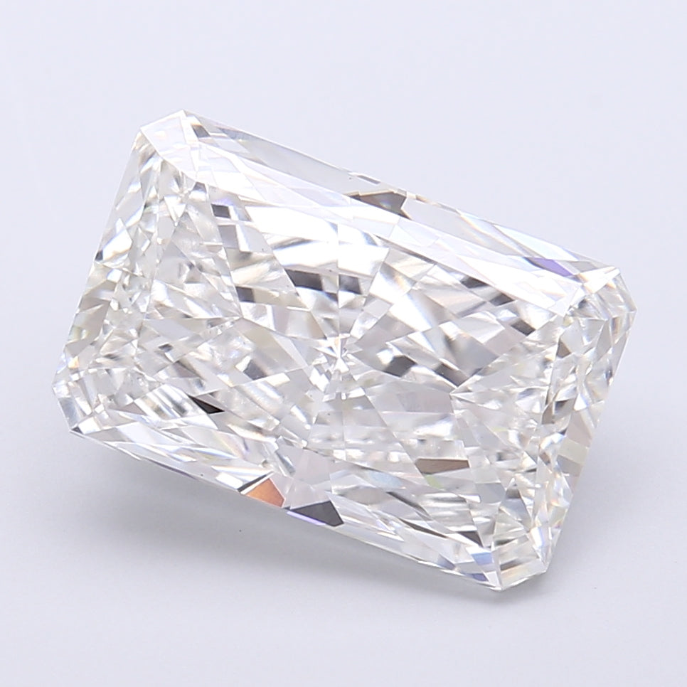 6.03 Carat Radiant Shaped, Very Good Cut, E Color, VS1 Clarity, IGI Certified Lab Grown Diamond