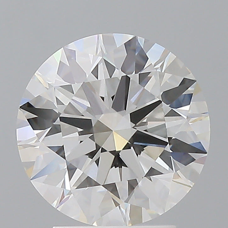 3.09 Carat Round Shaped, Ideal Cut, F Color, VVS2 Clarity, IGI Certified Lab Grown Diamond