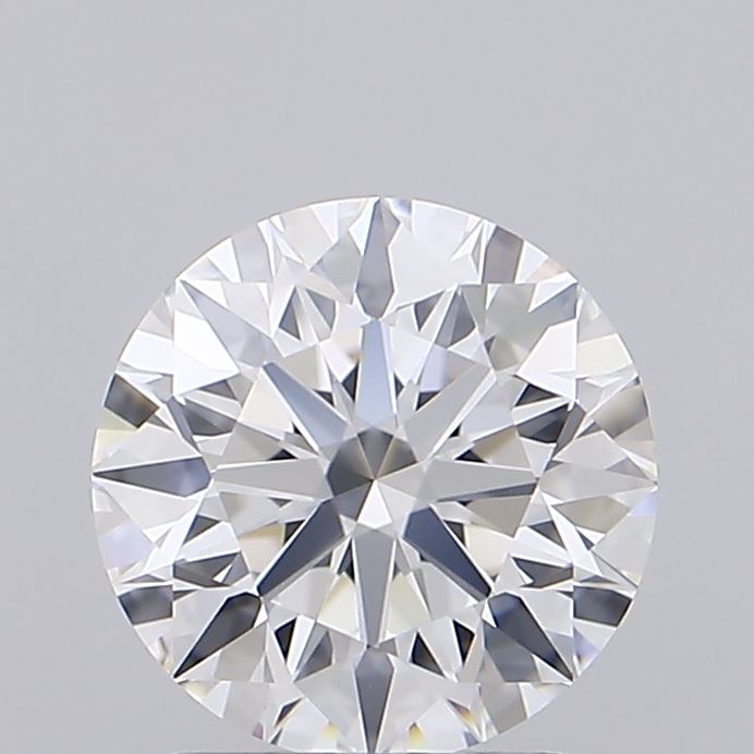 1.54 Carat Round Shaped, Ideal Cut, D Color, VVS1 Clarity, IGI Certified Lab Grown Diamond