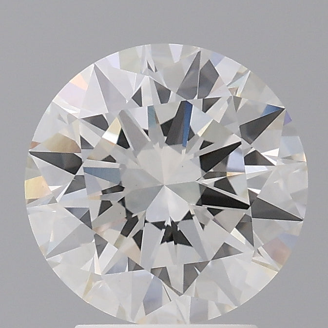 3.00 Carat Round Shaped, Excellent Cut, F Color, VVS2 Clarity, IGI Certified Lab Grown Diamond