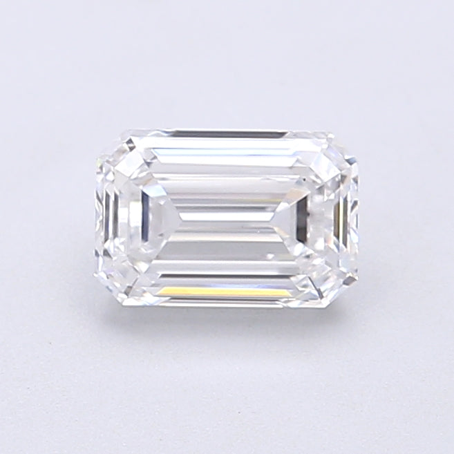 0.93 Carat Emerald Shaped, Very Good Cut, D Color, VS1 Clarity, IGI Certified Lab Grown Diamond