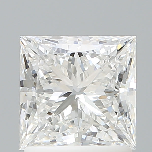 1.56 Carat Princess Shaped, Ideal Cut, E Color, VVS2 Clarity, IGI Certified Lab Grown Diamond