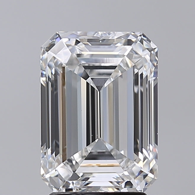 3.02 Carat Emerald Shaped, Very Good Cut, E Color, VVS2 Clarity, IGI Certified Lab Grown Diamond