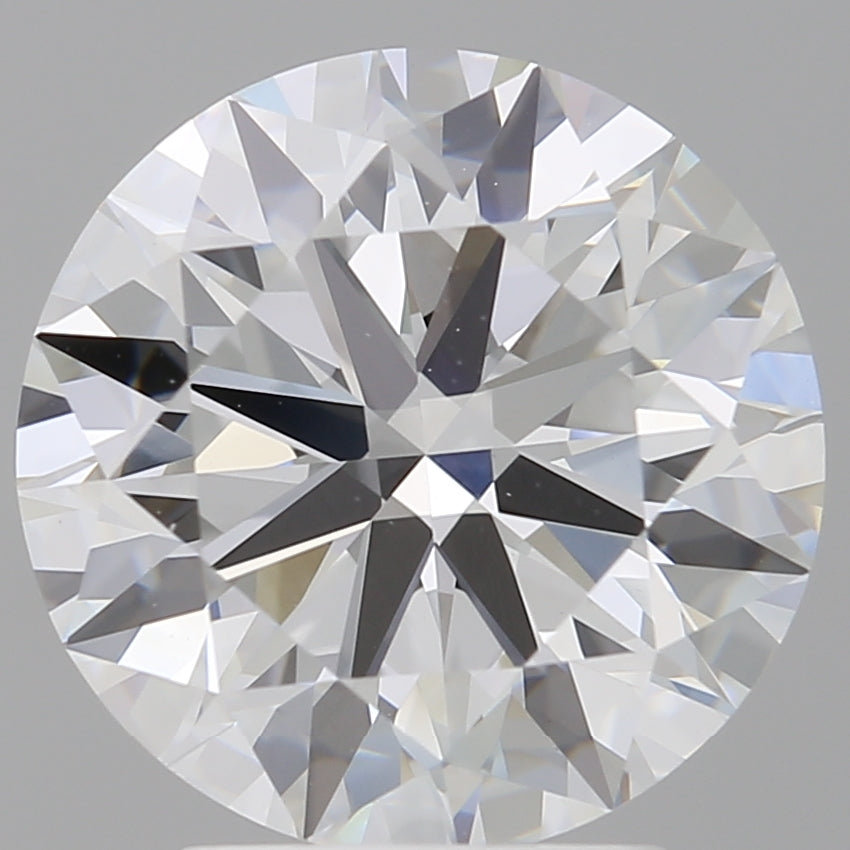 3.50 Carat Round Shaped, Ideal Cut, E Color, VVS2 Clarity, IGI Certified Lab Grown Diamond