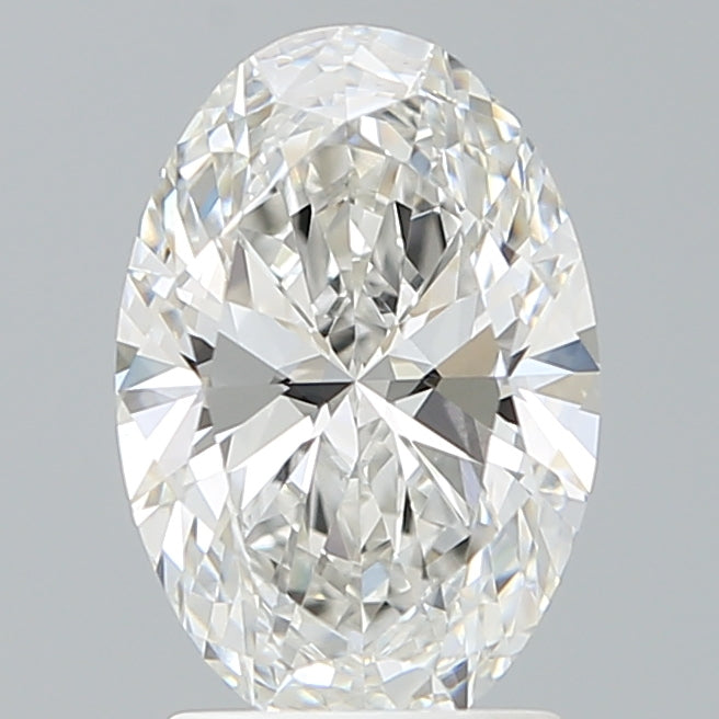 2.10 Carat Oval Shaped, Ideal Cut, F Color, VVS2 Clarity, IGI Certified Lab Grown Diamond