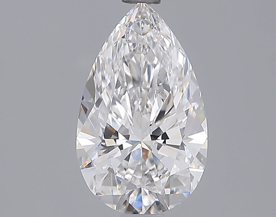 1.53 Carat Pear Shaped, Ideal Cut, D Color, VVS2 Clarity, IGI Certified Lab Grown Diamond