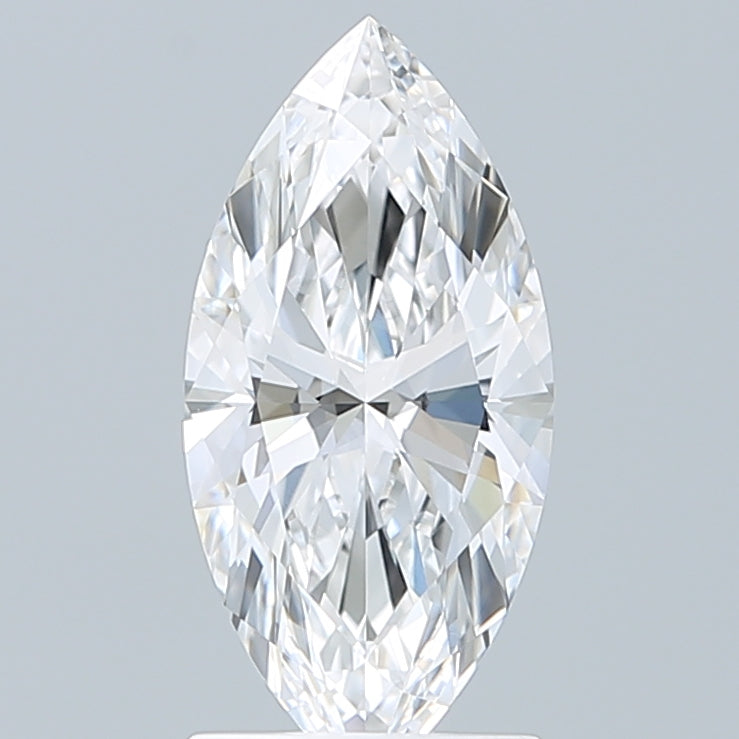 1.56 Carat Marquise Shaped, Ideal Cut, D Color, VVS2 Clarity, IGI Certified Lab Grown Diamond