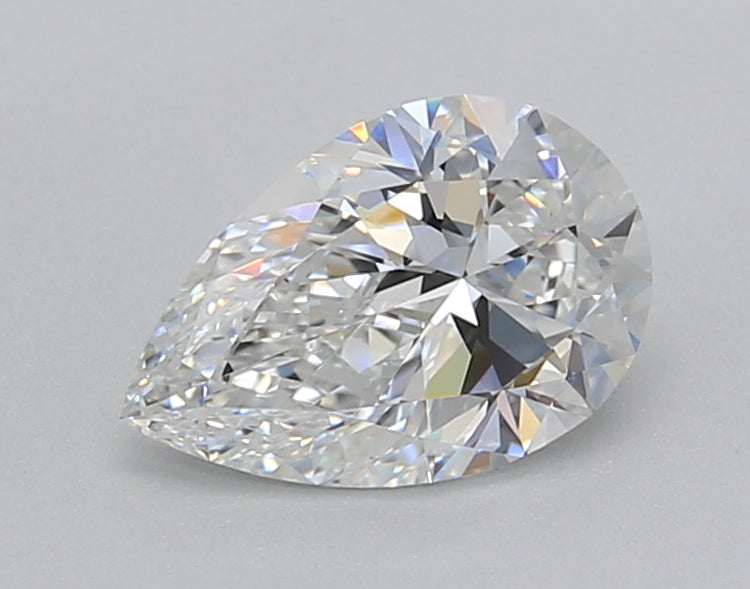 1.02 Carat Pear Shaped, Excellent Cut, D Color, VVS2 Clarity, IGI Certified Lab Grown Diamond