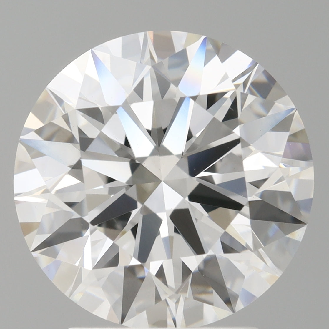 3.04 Carat Round Shaped, Ideal Cut, E Color, VS1 Clarity, IGI Certified Lab Grown Diamond