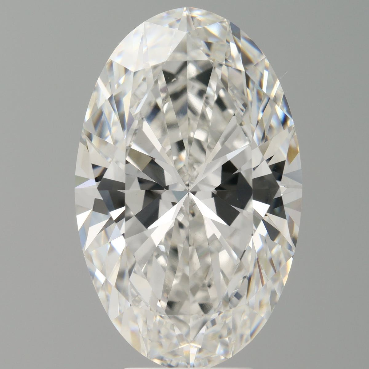 7.09 Carat Oval Shaped, Ideal Cut, F Color, VVS2 Clarity, IGI Certified Lab Grown Diamond