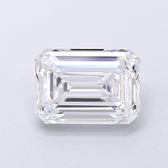 0.97 Carat Emerald Shaped, Very Good Cut, D Color, VVS2 Clarity, IGI Certified Lab Grown Diamond