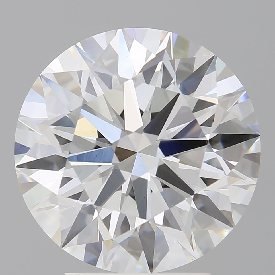 4.04 Carat Round Shaped, Ideal Cut, E Color, VVS2 Clarity, IGI Certified Lab Grown Diamond