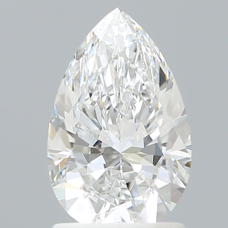 1.59 Carat Pear Shaped, Ideal Cut, D Color, VVS2 Clarity, IGI Certified Lab Grown Diamond