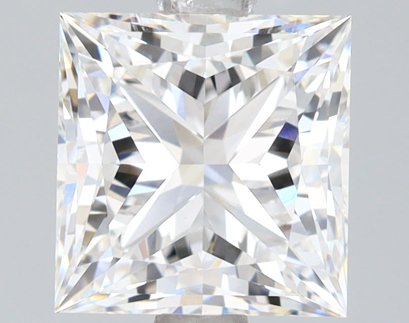 2.51 Carat Princess Shaped, Ideal Cut, F Color, VVS2 Clarity, IGI Certified Lab Grown Diamond