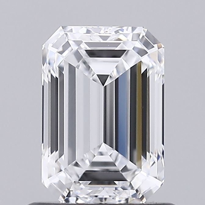 1.08 Carat Emerald Shaped, Ideal Cut, D Color, IF Clarity, IGI Certified Lab Grown Diamond