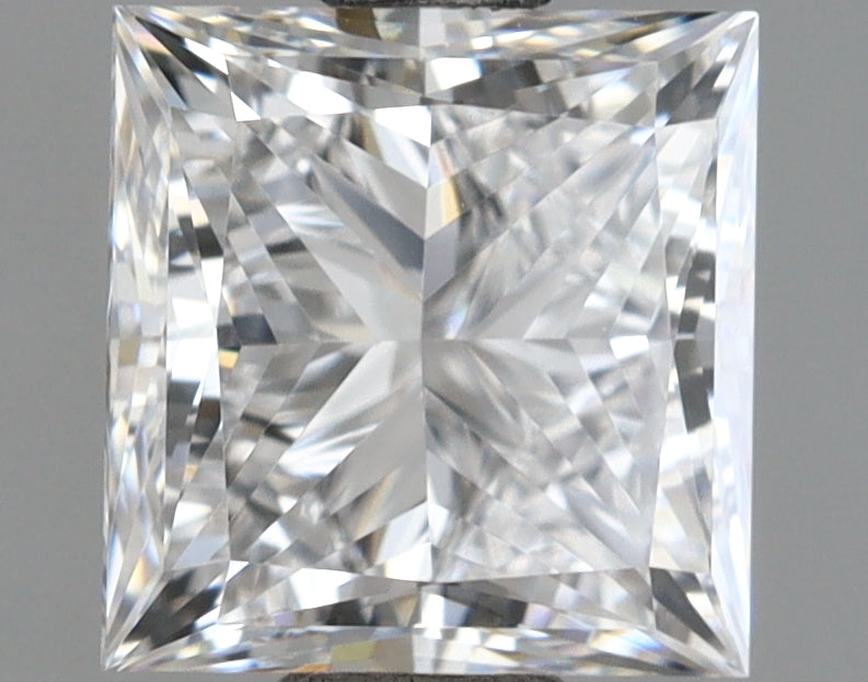 1.64 Carat Princess Shaped, Ideal Cut, D Color, VVS1 Clarity, IGI Certified Lab Grown Diamond