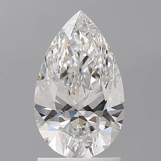 1.59 Carat Pear Shaped, Ideal Cut, E Color, VVS2 Clarity, IGI Certified Lab Grown Diamond