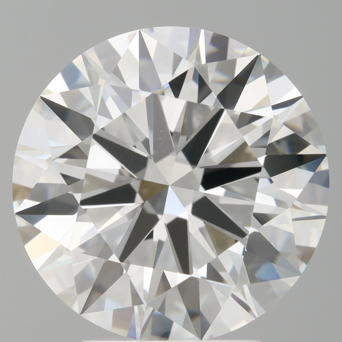 4.04 Carat Round Shaped, Ideal Cut, F Color, VVS2 Clarity, IGI Certified Lab Grown Diamond