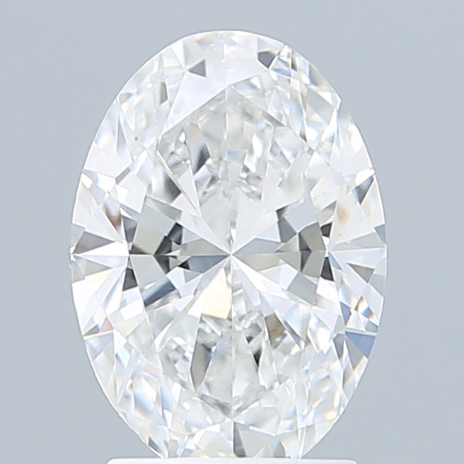 2.18 Carat Oval Shaped, Ideal Cut, E Color, VVS2 Clarity, IGI Certified Lab Grown Diamond