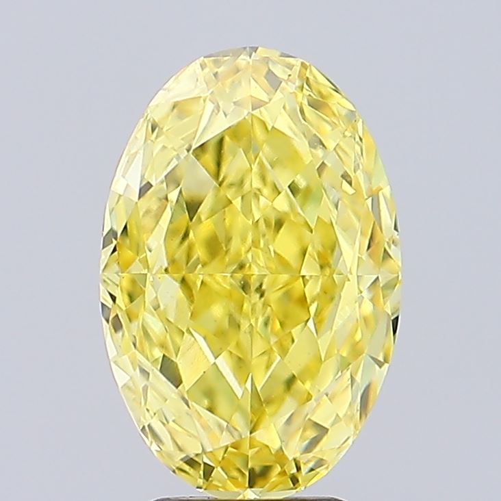 2.83 Carat Oval Shaped, Excellent Cut, VVS2 Clarity, IGI Certified Lab Grown Diamond