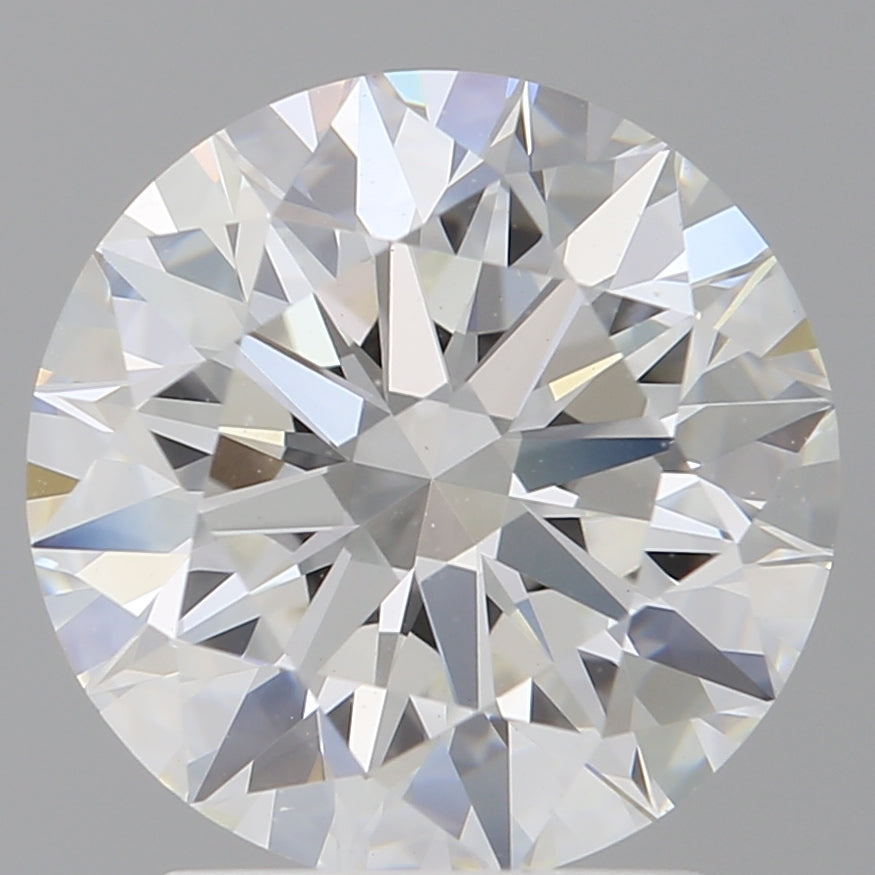 2.60 Carat Round Shaped, Ideal Cut, E Color, VS1 Clarity, IGI Certified Lab Grown Diamond