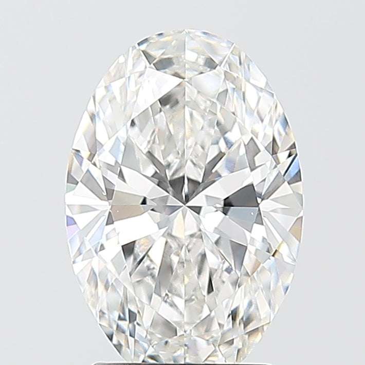2.04 Carat Oval Shaped, Ideal Cut, E Color, VVS2 Clarity, IGI Certified Lab Grown Diamond