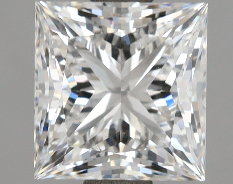 2.26 Carat Princess Shaped, Ideal Cut, E Color, VS2 Clarity, IGI Certified Lab Grown Diamond