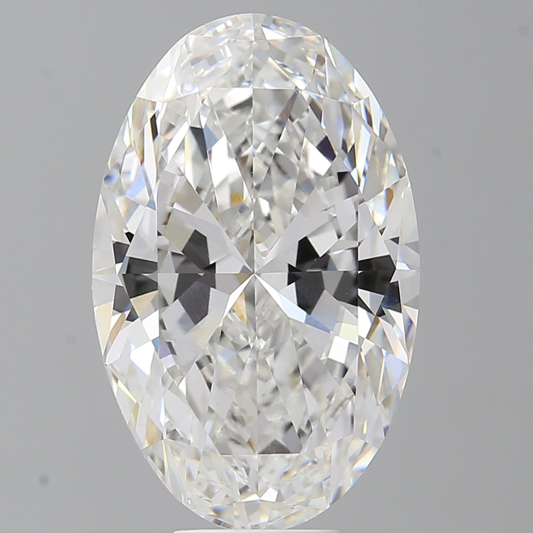 10.02 Carat Oval Shaped, Ideal Cut, E Color, VVS2 Clarity, IGI Certified Lab Grown Diamond