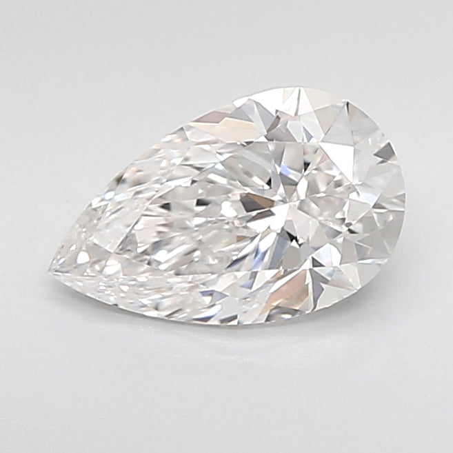 1.03 Carat Pear Shaped, Very Good Cut, D Color, VVS2 Clarity, IGI Certified Lab Grown Diamond