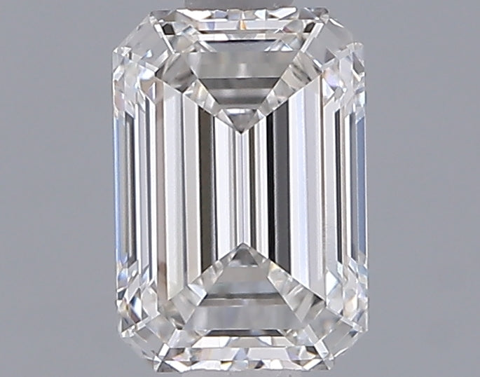 1.27 Carat Emerald Shaped, Ideal Cut, F Color, VVS2 Clarity, IGI Certified Lab Grown Diamond