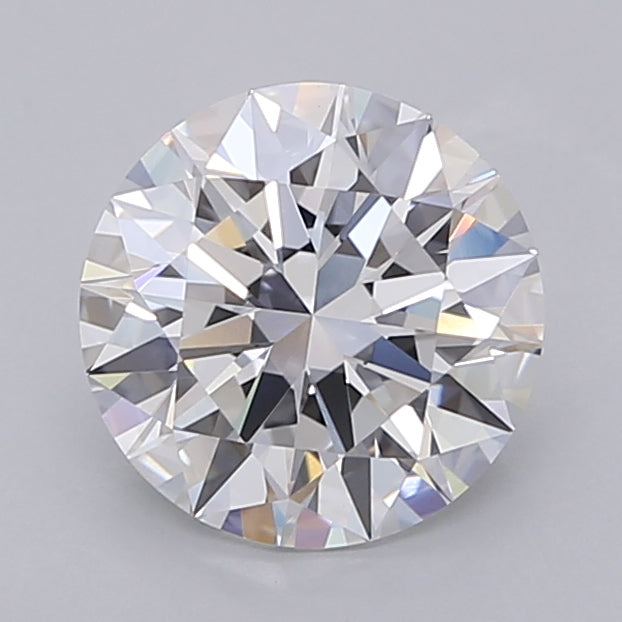 2.00 Carat Round Shaped, Ideal Cut, D Color, VVS2 Clarity, IGI Certified Lab Grown Diamond
