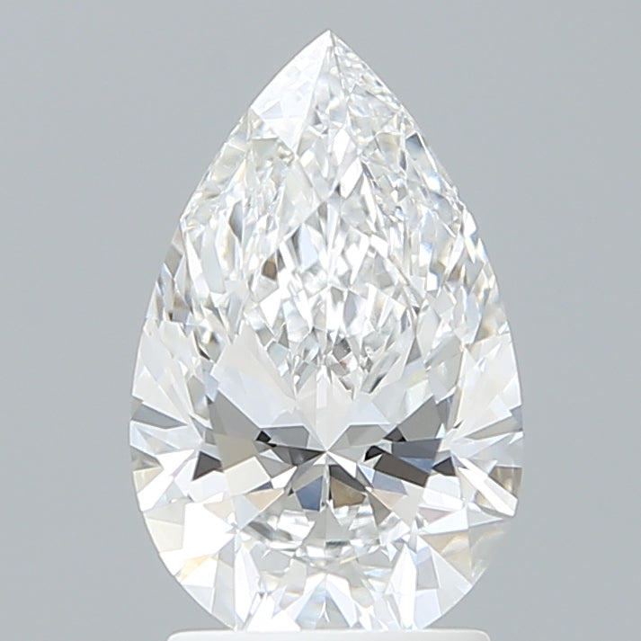 2.07 Carat Pear Shaped, Ideal Cut, D Color, VVS2 Clarity, IGI Certified Lab Grown Diamond