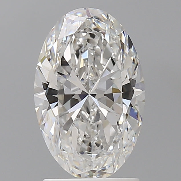 2.04 Carat Oval Shaped, Ideal Cut, F Color, VVS2 Clarity, IGI Certified Lab Grown Diamond