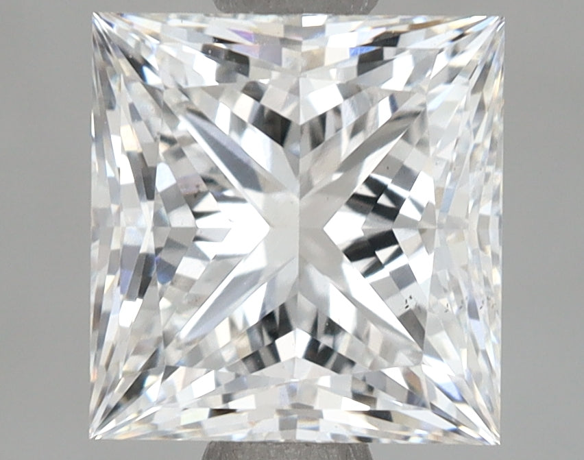 2.32 Carat Princess Shaped, Excellent Cut, E Color, VS1 Clarity, IGI Certified Lab Grown Diamond