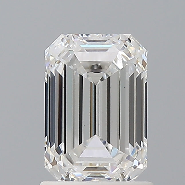 1.58 Carat Emerald Shaped, Ideal Cut, E Color, VS1 Clarity, IGI Certified Lab Grown Diamond