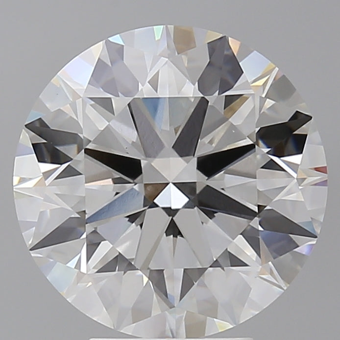 5.52 Carat Round Shaped, Ideal Cut, E Color, VVS2 Clarity, IGI Certified Lab Grown Diamond