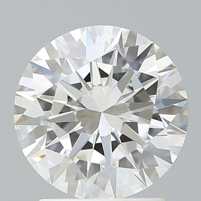 2.07 Carat Round Shaped, Excellent Cut, E Color, VVS2 Clarity, IGI Certified Lab Grown Diamond