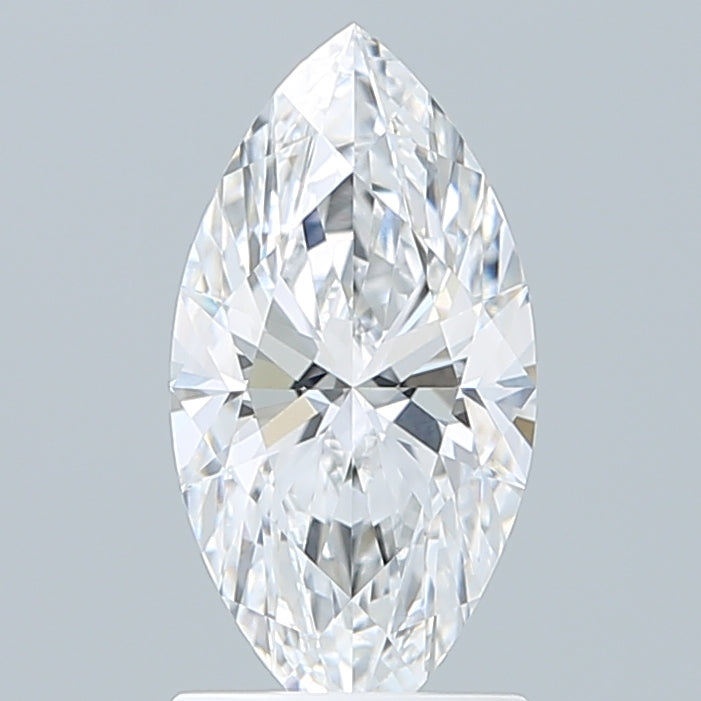 1.55 Carat Marquise Shaped, Ideal Cut, D Color, VVS2 Clarity, IGI Certified Lab Grown Diamond