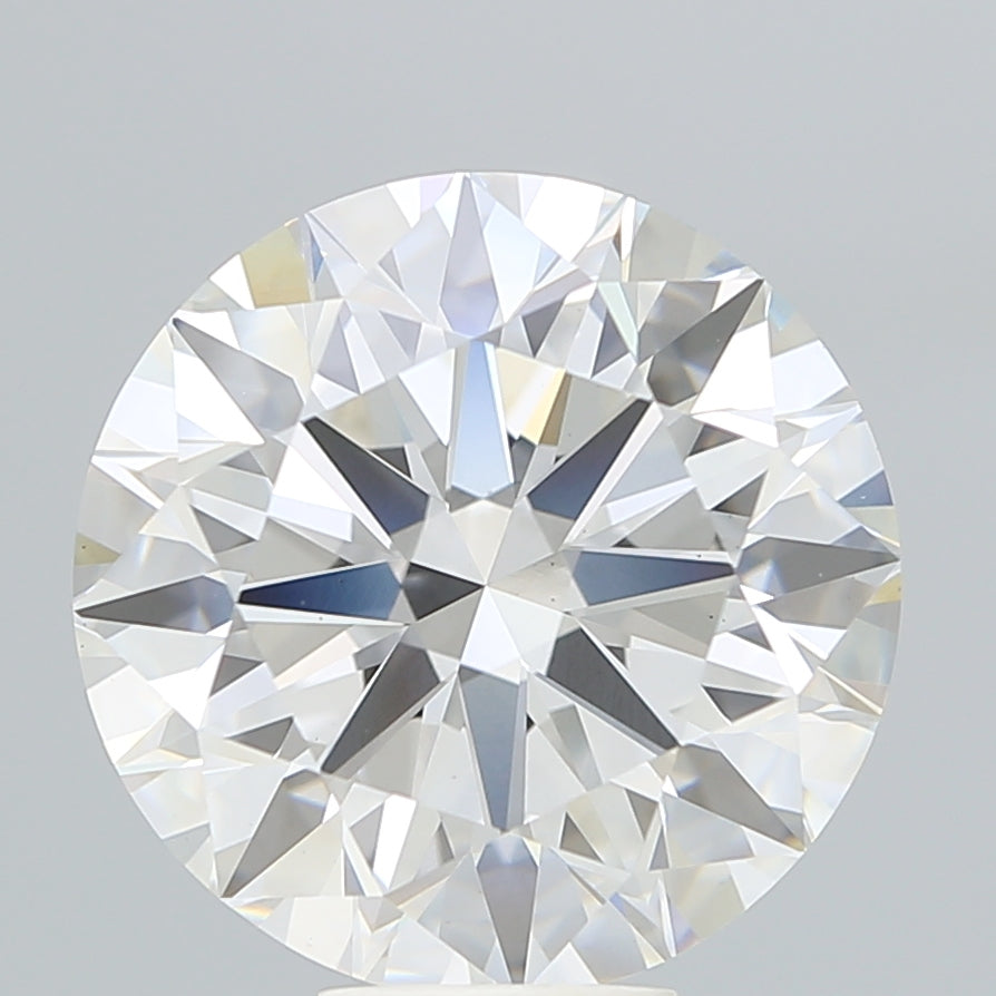 9.01 Carat Round Shaped, Excellent Cut, F Color, VS1 Clarity, IGI Certified Lab Grown Diamond