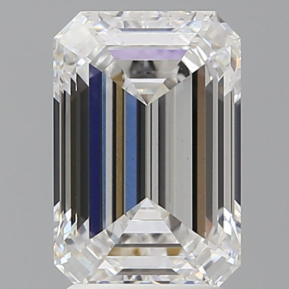 2.96 Carat Emerald Shaped, Ideal Cut, D Color, VS1 Clarity, IGI Certified Lab Grown Diamond