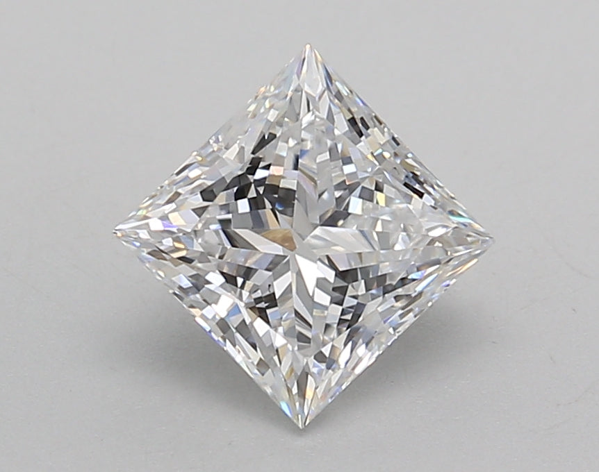1.52 Carat Princess Shaped, Very Good Cut, D Color, VS1 Clarity, IGI Certified Lab Grown Diamond