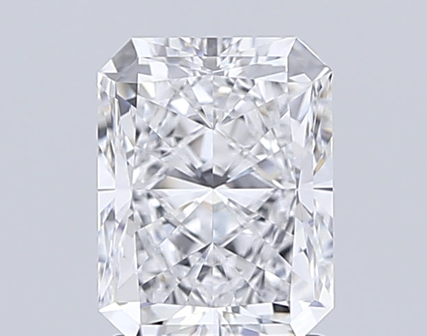1.60 Carat Radiant Shaped, Excellent Cut, D Color, VVS2 Clarity, IGI Certified Lab Grown Diamond