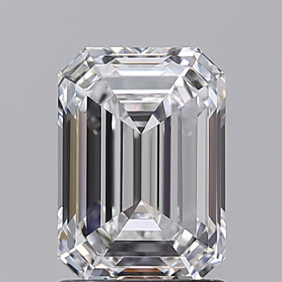1.51 Carat Emerald Shaped, Ideal Cut, D Color, VVS1 Clarity, IGI Certified Lab Grown Diamond