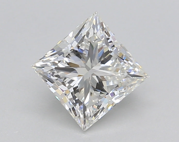 1.01 Carat Princess Shaped, Ideal Cut, E Color, VS1 Clarity, IGI Certified Lab Grown Diamond