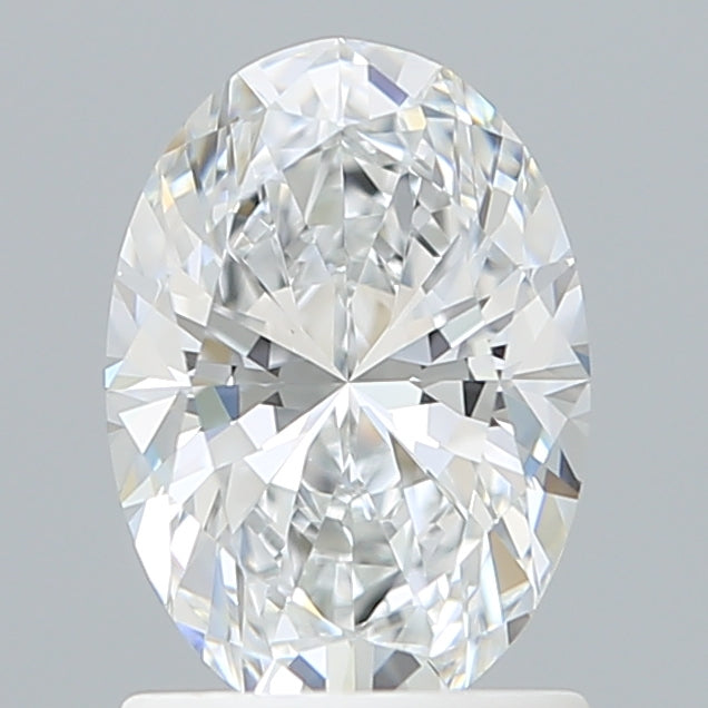 1.34 Carat Oval Shaped, Excellent Cut, D Color, VVS2 Clarity, IGI Certified Lab Grown Diamond