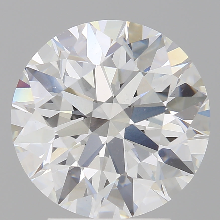 3.60 Carat Round Shaped, Excellent Cut, E Color, VS1 Clarity, IGI Certified Lab Grown Diamond