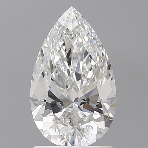 1.60 Carat Pear Shaped, Ideal Cut, E Color, VVS2 Clarity, IGI Certified Lab Grown Diamond